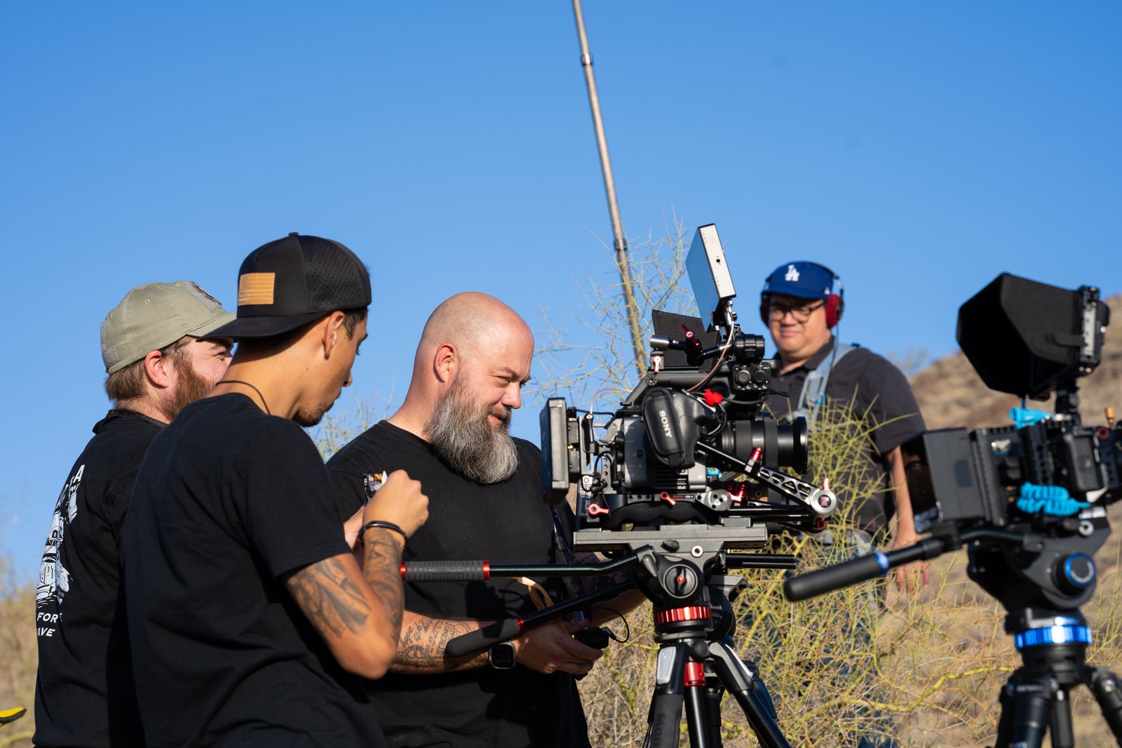 Multi-camera desert shoot for This Is Not A Draft